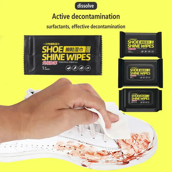 Disposable Shoe Cleaning Wipes - Buy 1 Get 1 Free